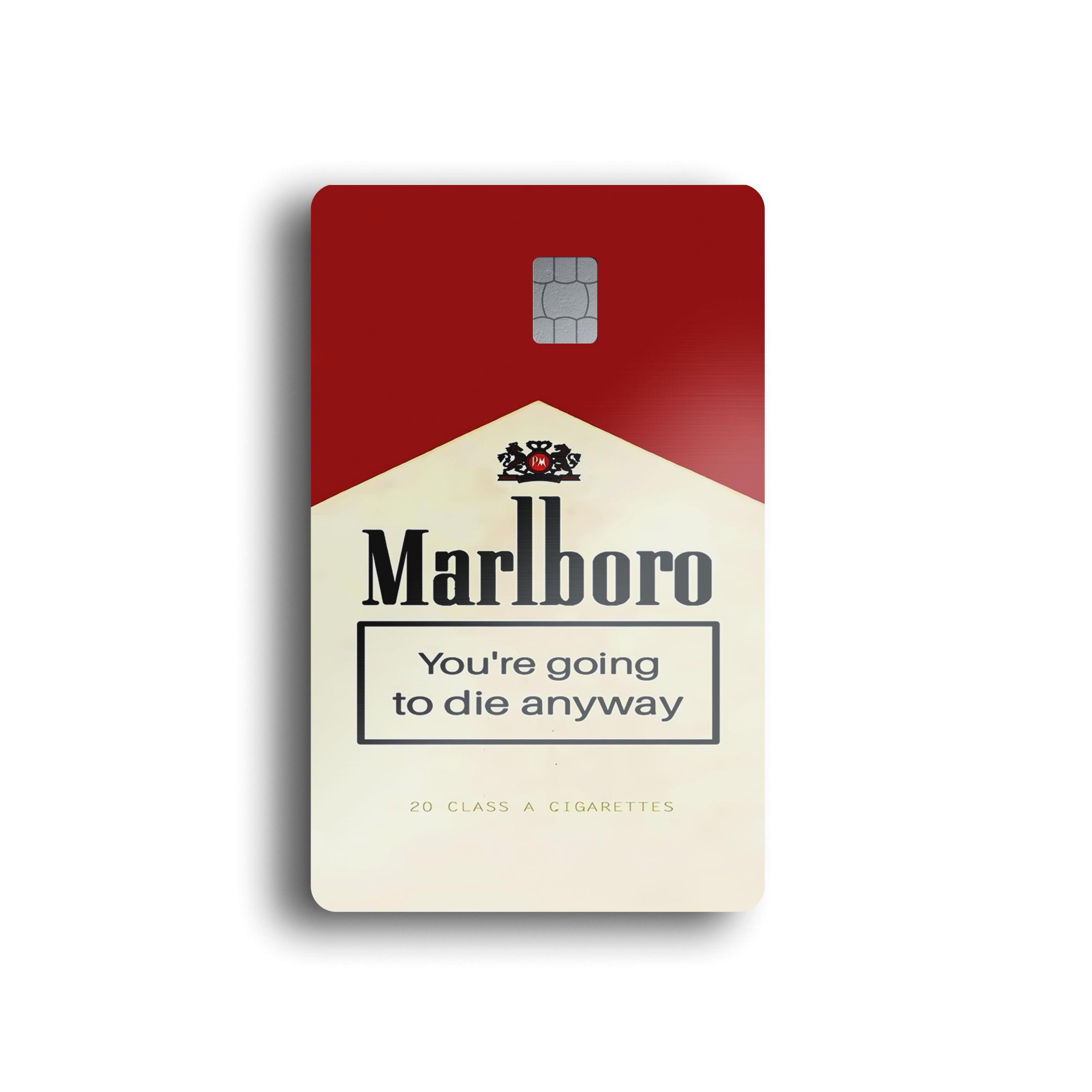 Retro Smoke Pack Card Skin